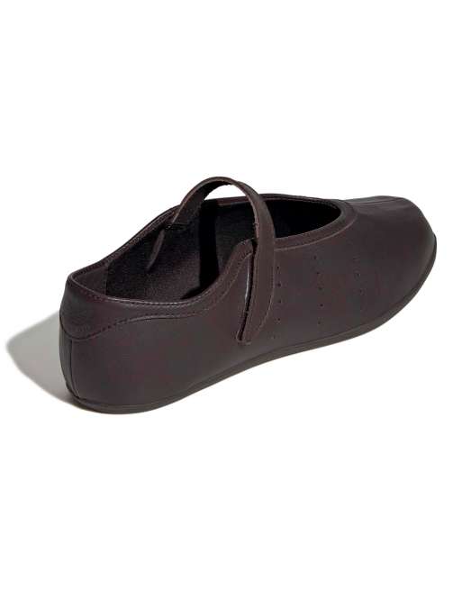 adidas Originals Stan Smith Lo Pro ballet flats in brown | ASOS