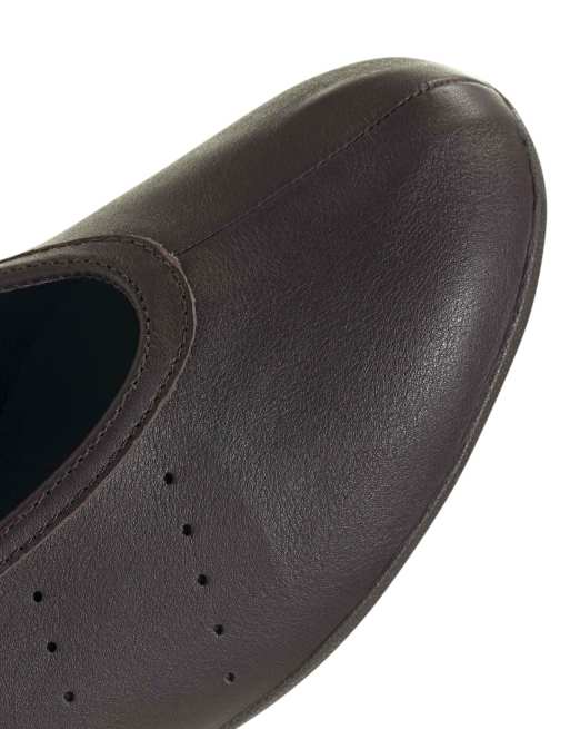 adidas Originals Stan Smith Lo Pro ballet flats in brown | ASOS