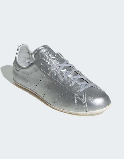 adidas Originals – Stan Smith Lo Pro – Buty w metalicznym srebrnym i szarym kolorze
