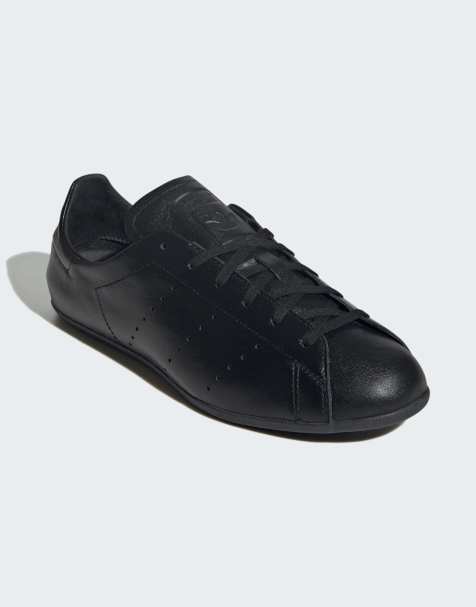 adidas Originals Stan smith lo pro shoes in core black / core black / carb - view 1