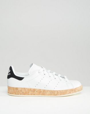 adidas Originals Stan Smith Lux With Cork Sole Trainers | ASOS