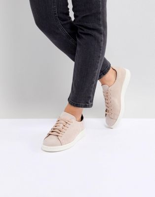 adidas Originals Stan Smith - Nuud - Sneakers in nabuk rosa | ASOS