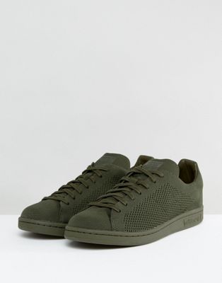 adidas Originals Stan Smith Primeknit Sneakers In Green BZ0120 | ASOS