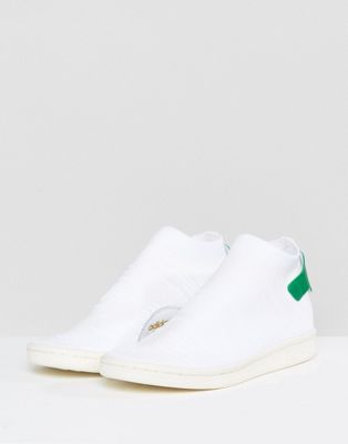 adidas Originals - Stan Smith Primeknit Sock - Scarpe da ginnastica bianche  | ASOS