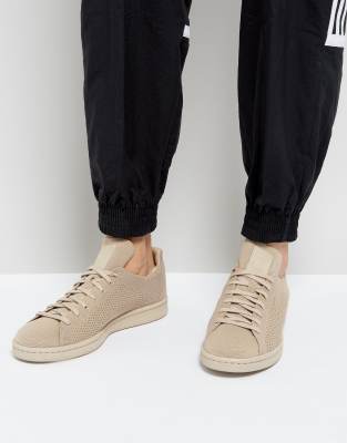 adidas Originals Stan Smith Primeknit Trainers In Beige BZ0121 | ASOS