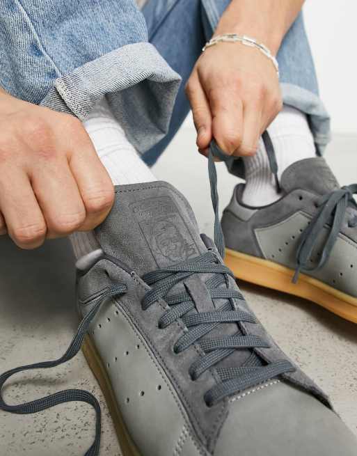 adidas Originals Stan Smith Suede Trainers in Blue for Men