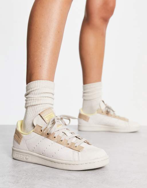 adidas Originals Stan Smith Sneaker in Beige ASOS