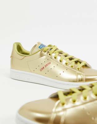 stan smith with gold