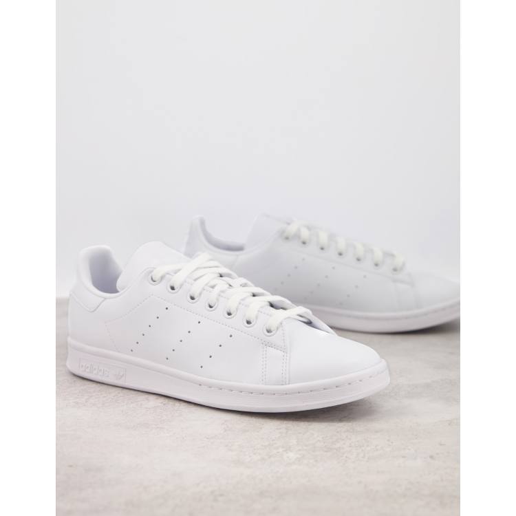 adidas Originals Stan Smith Sneaker in Triple WeiB WHITE ASOS