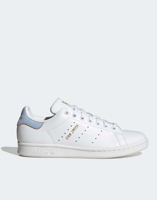 adidas Originals – Stan Smith – Sneaker in Weiß und Blau