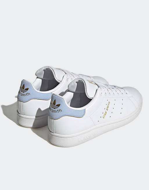 adidas Originals – Stan Smith – Sneaker in Weiß und Blau | ASOS