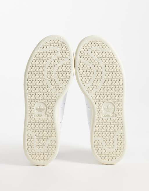 adidas Originals Stan Smith Sneaker in Weiß und Braun mit Kroko-Optik, 5 von 5