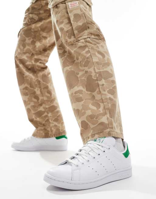 adidas Originals Stan Smith Sneaker in WeiB und Grun