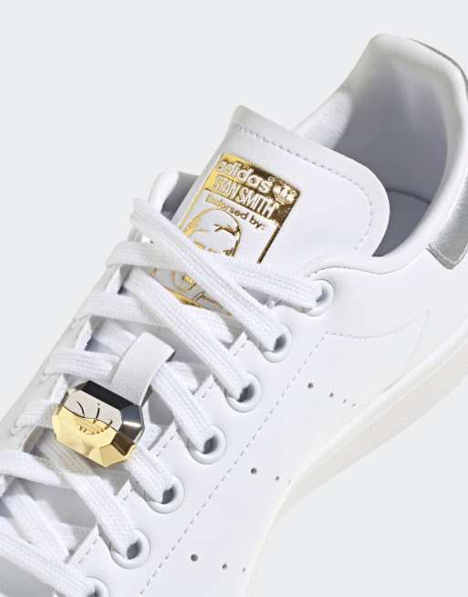 Adidas stan smith store bianche e argento