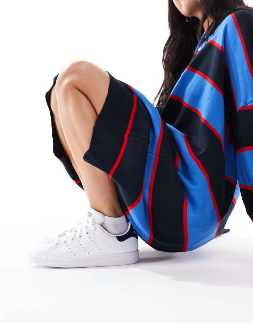 adidas Originals - Stan Smith - Sneakers bianche e blu, 3 di 5