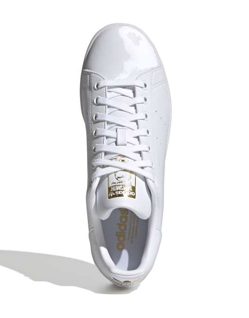adidas Originals Stan Smith Sneakers bianche e oro ASOS