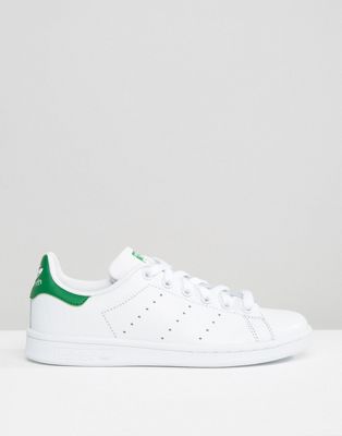 Adidas Originals - Stan Smith - Sneakers bianche e verdi | ASOS