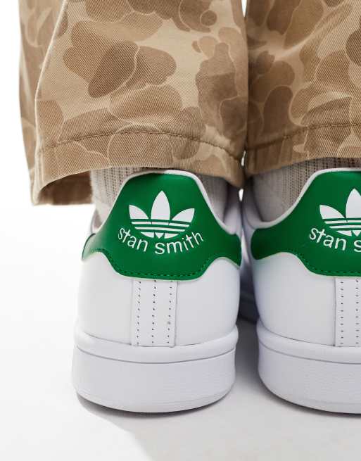 adidas Originals Stan Smith Sneakers bianche e verdi ASOS