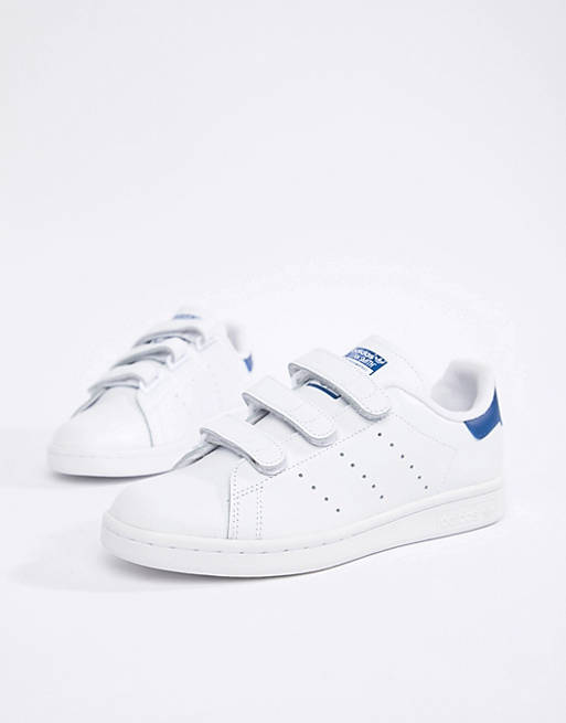 Sneakers bianche e blu con suola in gomma Asos Uomo Scarpe Stivali Stivali di gomma Stan Smith 