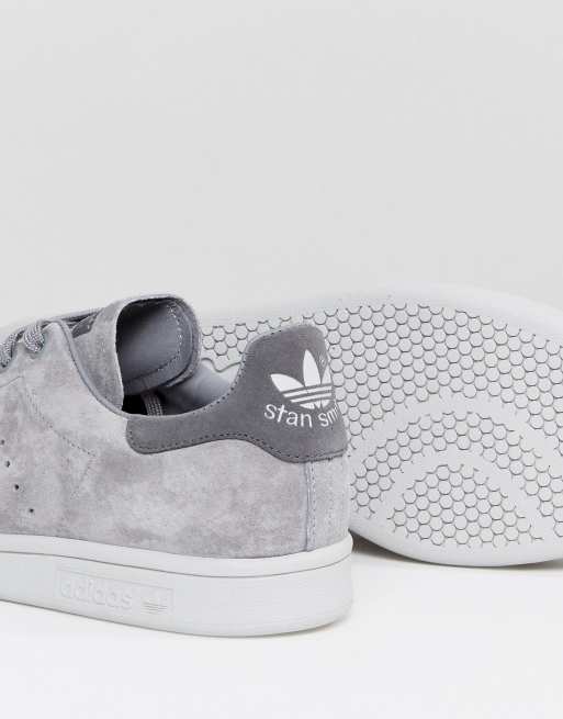 Stan smith 2025 camoscio grigio