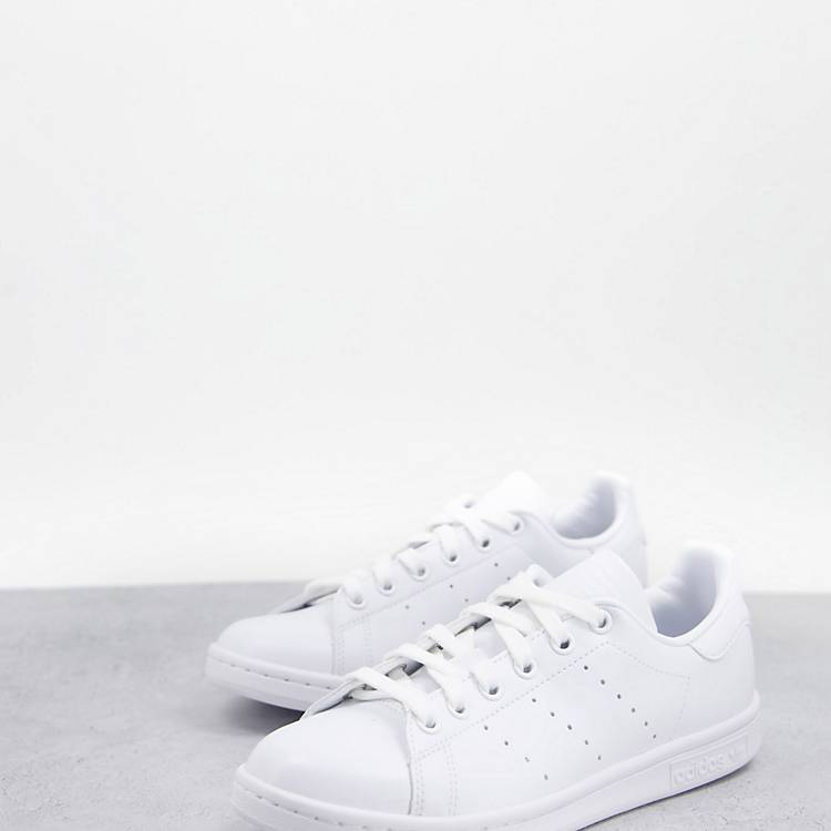 adidas Originals Stan Smith sneakers in triple white - WHITE | ASOS