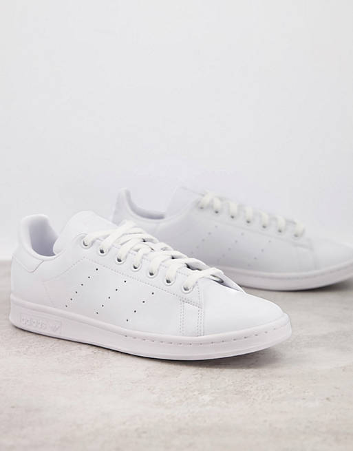 Interesseren klimaat Paine Gillic adidas Originals Stan Smith sneakers in triple white | ASOS