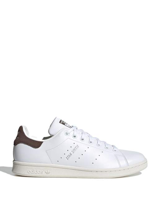 adidas Originals Stan Smith sneakers in white and brown