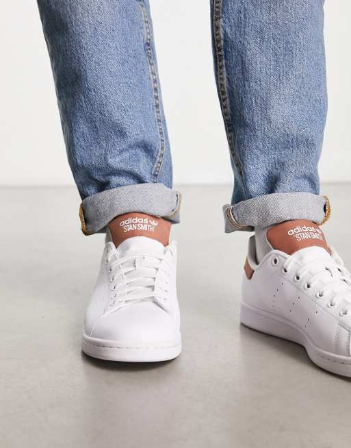 Adidas stan smith outlet off white clear brown