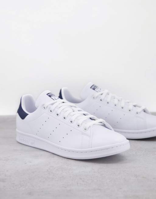 adidas Originals Stan Smith sneakers in white and navy