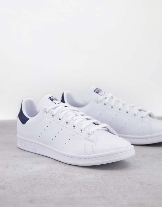 adidas Originals Stan Smith sneakers in white and navy