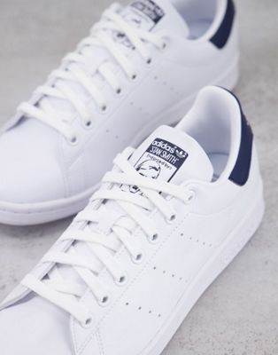 adidas Originals Stan Smith sneakers in white and navy