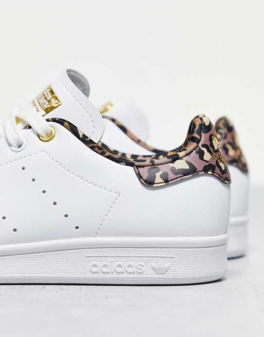 Adidas Stan Smith White Gold Floral (Women's)