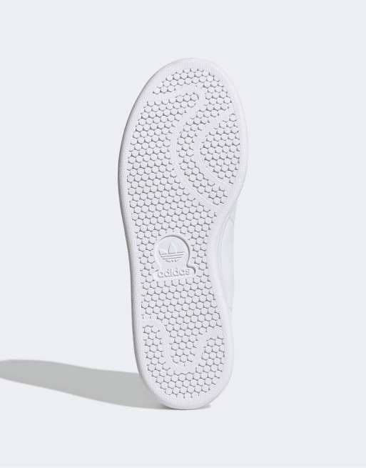adidas Originals Stan Smith sneakers in white with patchwork heel, 4 of 4