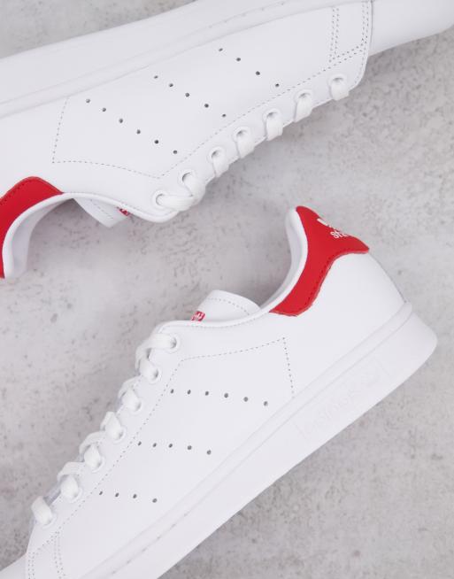 Adidas originals stan shop smith  women's red