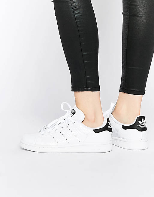 adidas Originals Stan Smith - Sneakers in wit & zwart
