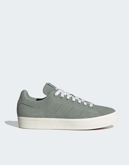 adidas Originals Stan Smith - Sneakers in zilvergroen