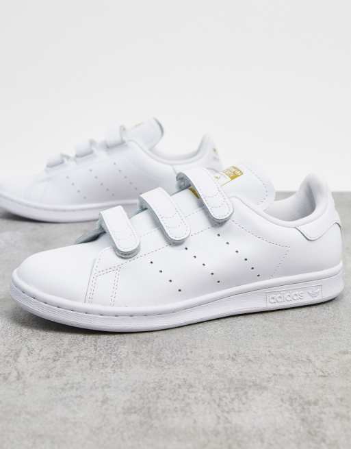 adidas Originals - Stan Smith - Sneakers met bandjes in wit