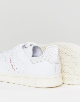 adidas originals stan smith sneakers with reptile back counter