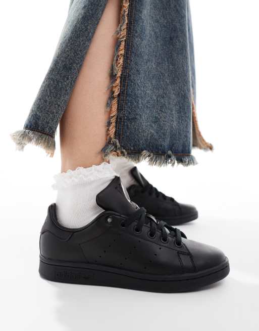 adidas Originals – Stan Smith – Sorte sneakers, 4 af 5