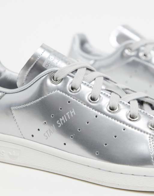 Stan smith shoes on sale silver