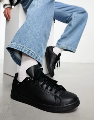 adidas Originals Stan Smith sneakers in triple black - BLACK - ASOS Price Checker