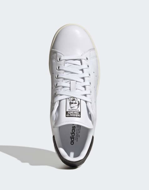 adidas Originals Stan smith trainers in white and black - view 1