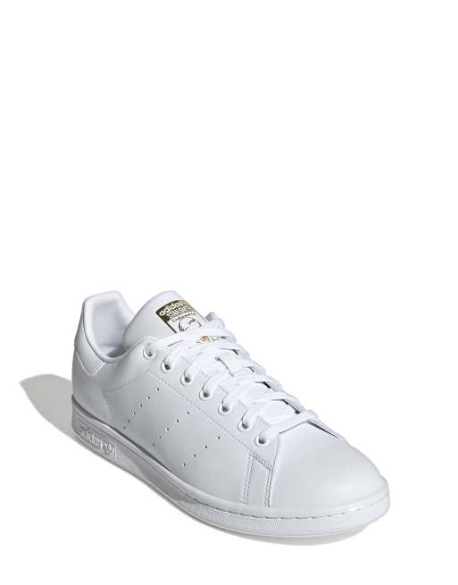 adidas Originals Stan Smith trainers in white and gold ASOS