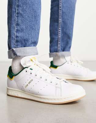 Adidas stan smith vulc shoes hemp green white clearance gum