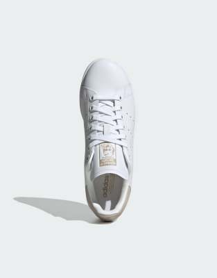 Smith White Gold Stan Smith Grey Womens Trainers Originals Stan