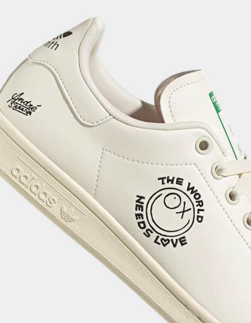 adidas Originals Stan Smith x Andre Saraiva trainers in beige | ASOS