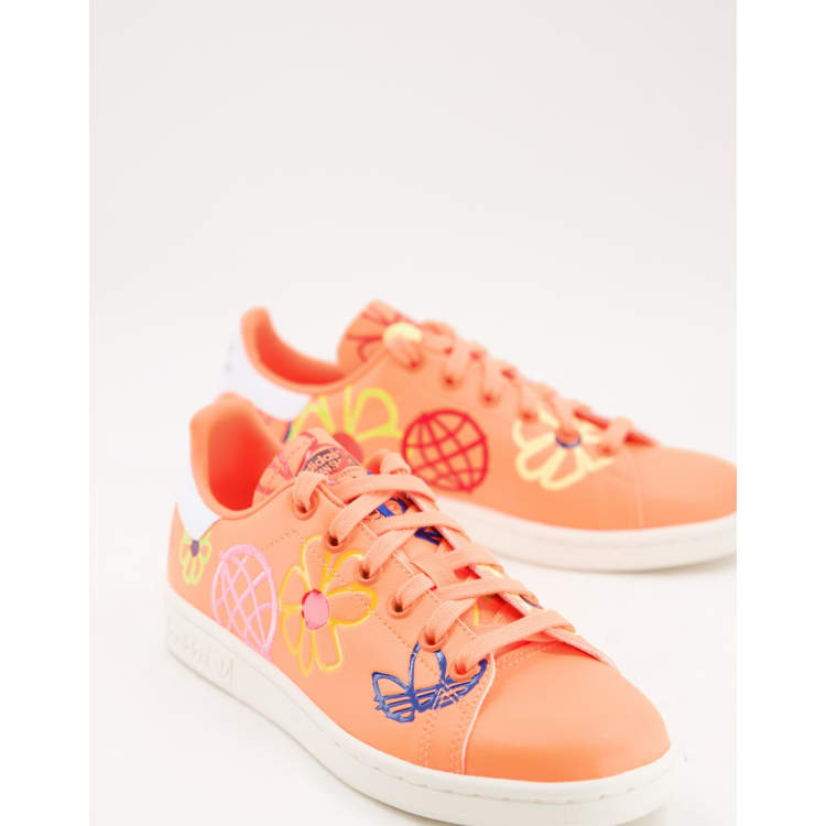 Stan smith blue orange deals