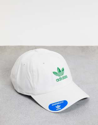 Adidas Originals stan strapback cap in white