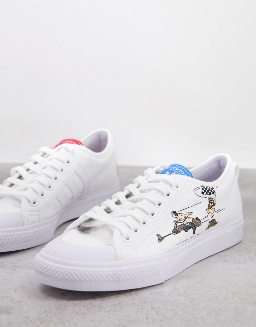 Adidas Originals Star Wars Nizza sneakers in white