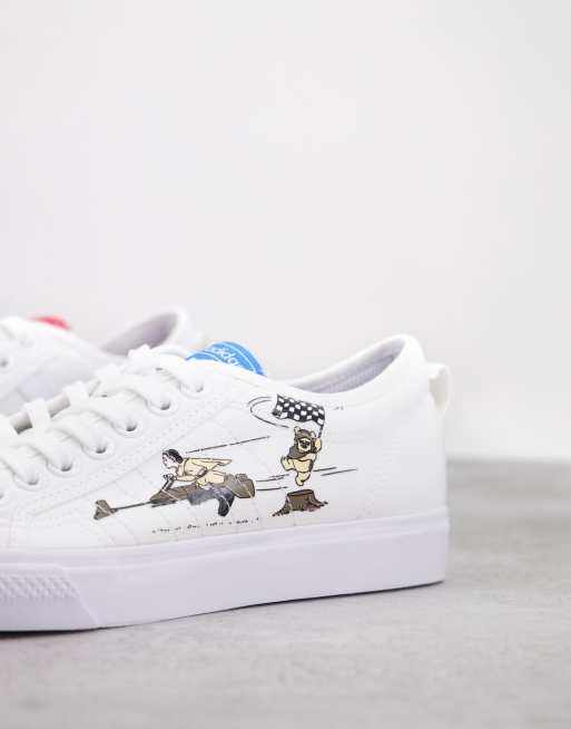 adidas Originals Star Wars Nizza sneakers in white